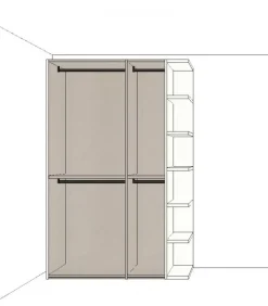 Fashion SANTA LUCIA ARMADIO LINE CON LIBRERIA |