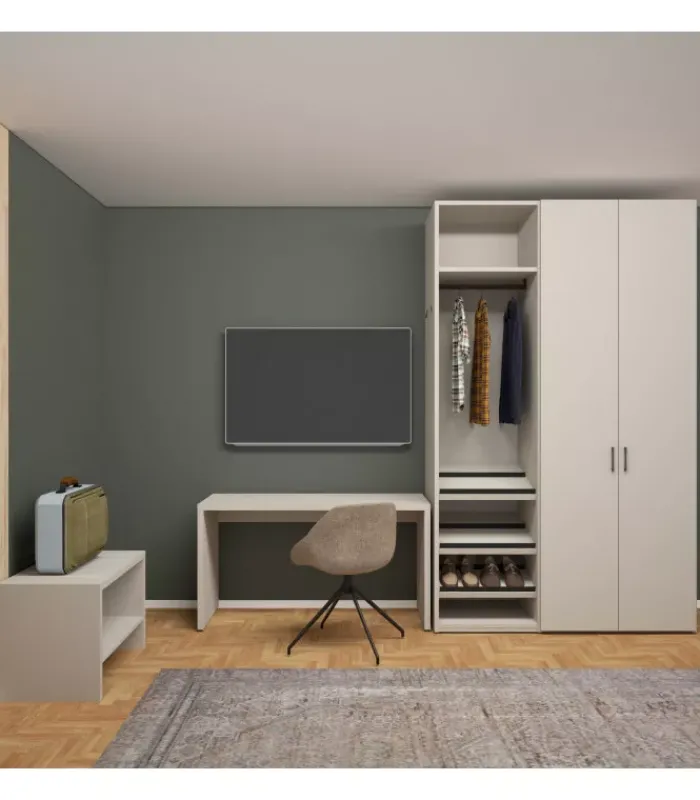 New SANTA LUCIA ARMADIO, SCRIVANIA E PORTA VALIGIE_SET HOTELLO ONE |