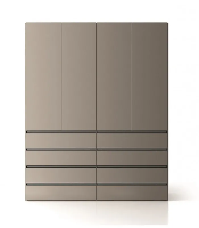 Hot SANTA LUCIA ARMADIO STAGIONALE 4 ANTE CON 8 CASSETTI |