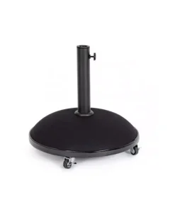 Best CONTEMPORARY STYLE BASE OMBRELLONE C-RUOTE BARRY 35KG NERO