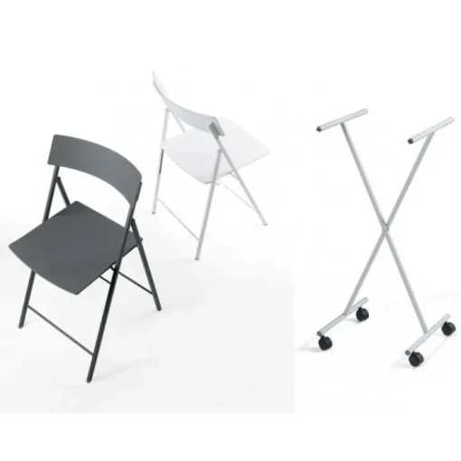 Outlet PEZZANI CARRELLO + 6 SEDIE PIPER |