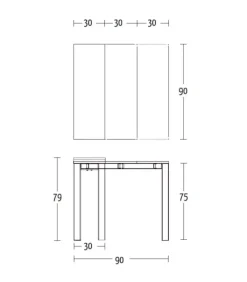 New ALTACOM Consolle Domino allungabile |