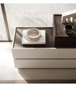 Sale SANTA LUCIA D farte Giada cassettiera sfalsata 2 cassetti L.122,4 cm + L.61,2 cm |