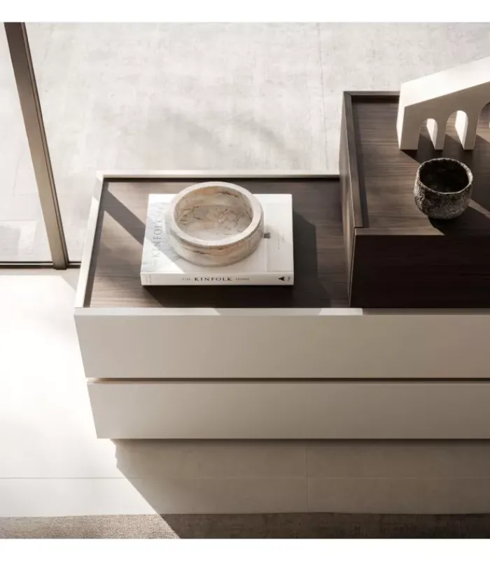 Sale SANTA LUCIA D farte Giada cassettiera sfalsata 2 cassetti L.122,4 cm + L.61,2 cm |