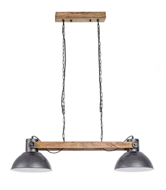 New CONTEMPORARY STYLE LAMPADARIO 2LUCI ODESSA ANTRACITE