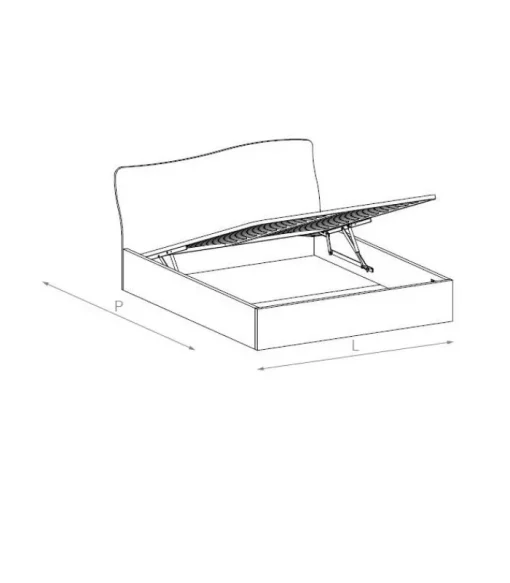 Clearance SANTA LUCIA LETTO PACO CON CONTENITORE |