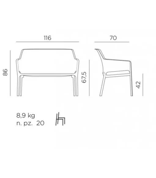 Discount NARDI Net Bench |