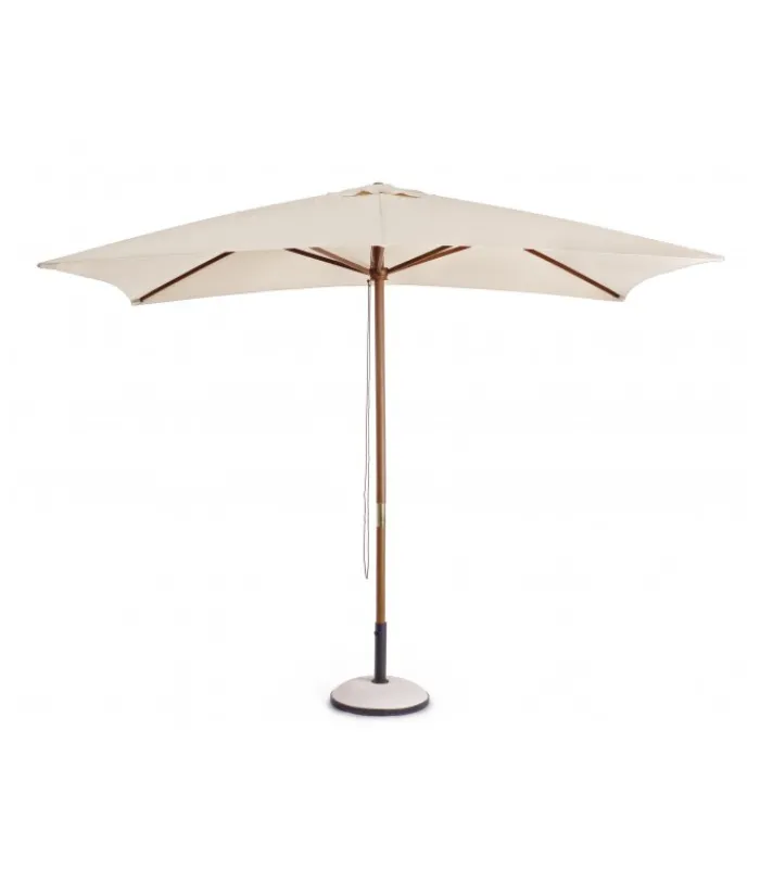 New CONTEMPORARY STYLE OMBRELLONE SYROS 2X3 NATURALE