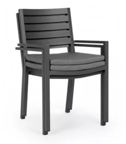 New CONTEMPORARY STYLE SEDIA C-BR C-C HELINA ANTRACITE LH32