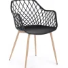 New CONTEMPORARY STYLE SEDIA OPTIK NERO