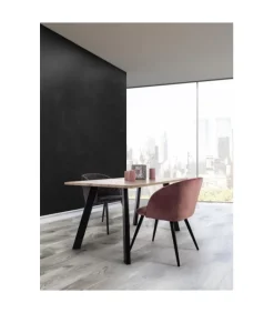 Outlet CONTEMPORARY STYLE SEDIA QUEEN VELVET GRIGIO CADETTO