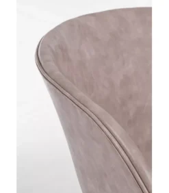 New CONTEMPORARY STYLE SEDIA WARHOL NERO PU BEIGE VINTAGE