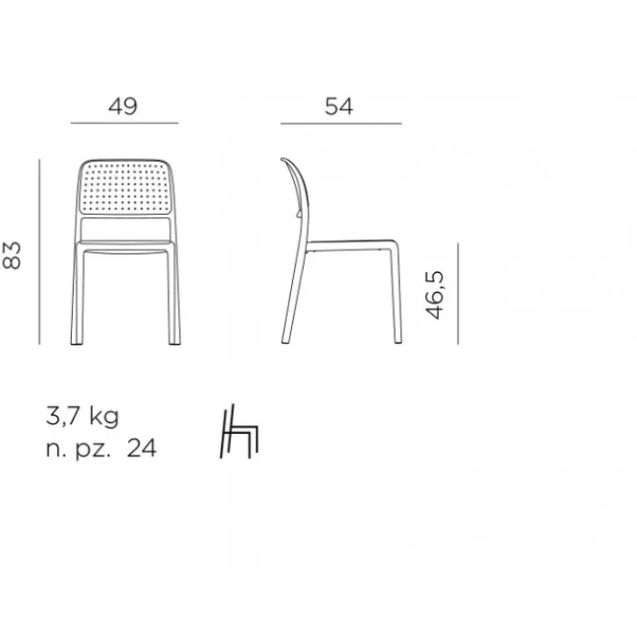 Online NARDI Set 6 Bora Bistrot, da 1 a 6 pezzi per set |