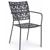 New CONTEMPORARY STYLE SET 4 SEDIA C-BR KELSIE ANTRACITE