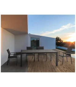 Online CONTEMPORARY STYLE SET 6 SEDIA C-BR KUBIK ANTRACITE SJ61