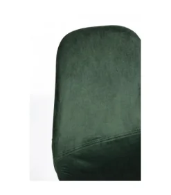 Outlet CONTEMPORARY STYLE SET 4 SEDIA IRELIA VELLUTO VERDE SCURO