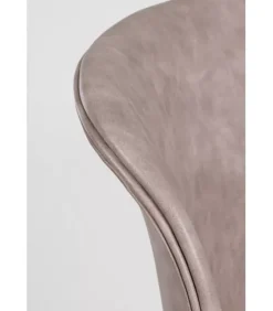 Sale CONTEMPORARY STYLE SET 2 SEDIA LOFT NERO PU BEIGE VINTAGE