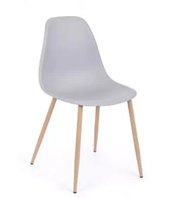 Best CONTEMPORARY STYLE SET 4 SEDIA MANDY GRIGIO