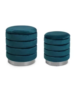 Fashion CONTEMPORARY STYLE SET2 POUF CONTENITORE DARINA NAVYUS