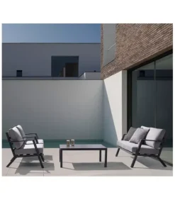 Clearance CONTEMPORARY STYLE SET4 SALOTTO C-C HARLEY ANTRACITE YK13