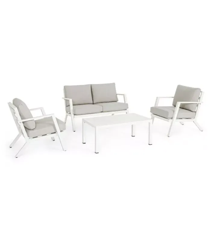 Clearance CONTEMPORARY STYLE SET4 SALOTTO C-C HARLEY BIANCO YK11