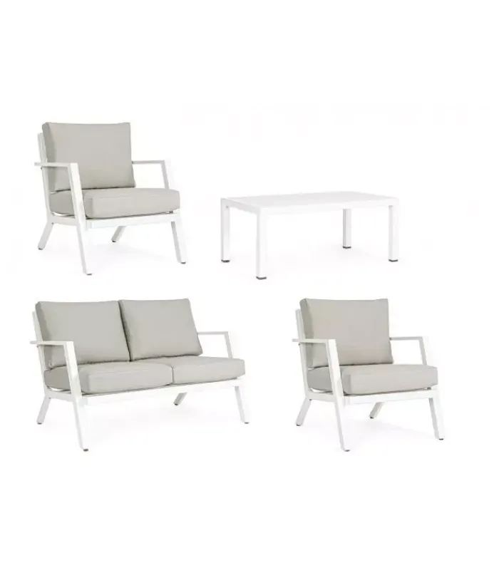 Clearance CONTEMPORARY STYLE SET4 SALOTTO C-C HARLEY BIANCO YK11