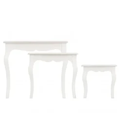New CONTEMPORARY STYLE SET3 TAVOLINO CLORINE