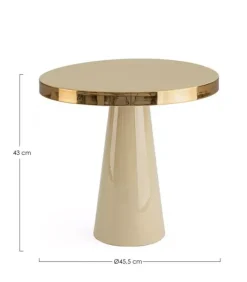 Clearance CONTEMPORARY STYLE TAVOLINO NANDIKA IVORY D45.5