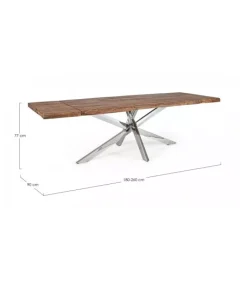 Hot CONTEMPORARY STYLE TAVOLO ALL. ARKANSAS 180-260X90