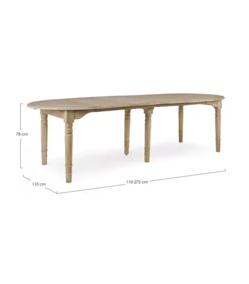 Hot CONTEMPORARY STYLE TAVOLO ALL.BEDFORD 110-272X110