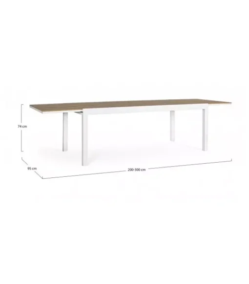 Sale CONTEMPORARY STYLE TAVOLO ALL.ELIAS 200-300X95 BIANCO SJ60