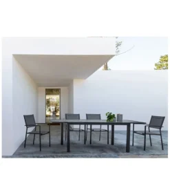 Outlet CONTEMPORARY STYLE TAVOLO ALL.HILDE 140-210X77 ANTRAC.LD34