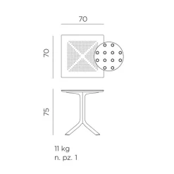 Hot NARDI Tavolo CLIP |