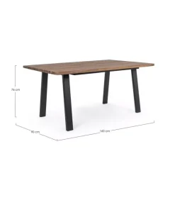 Online CONTEMPORARY STYLE TAVOLO OSLO ANTR-NAT 160X90 - FSC